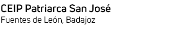 CEIP PATRIARCA SAN JOSÉ